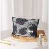 Embroidered Ramie Cotton & Linen Cosmetic Bag - Portable Canvas Storage for Lipstick and Skincare