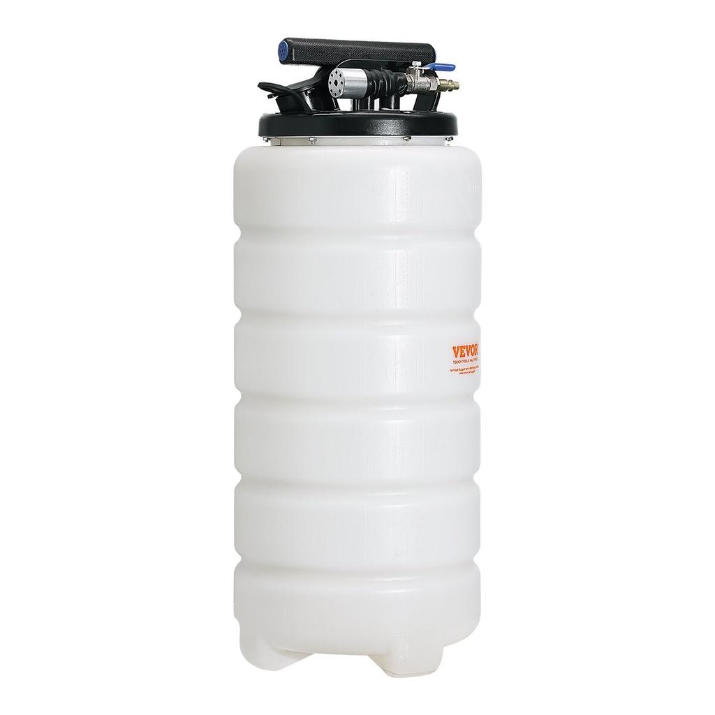 Fluid Extractor, 4 Gallons (15 Liters), Pneumatic/Manual Oil Changer Vacuum Fluid Extractor with Dipstick and Suction Hose, Oil Extractor Change Pump