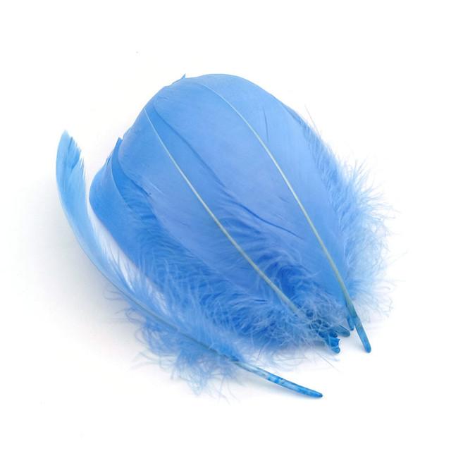 20pcs /Lot Goose Feathers For Crafts Diy Pluams Jewelry Making Wedding Clothing Decoration Accessories Needlework Plumes 15 .20cm
