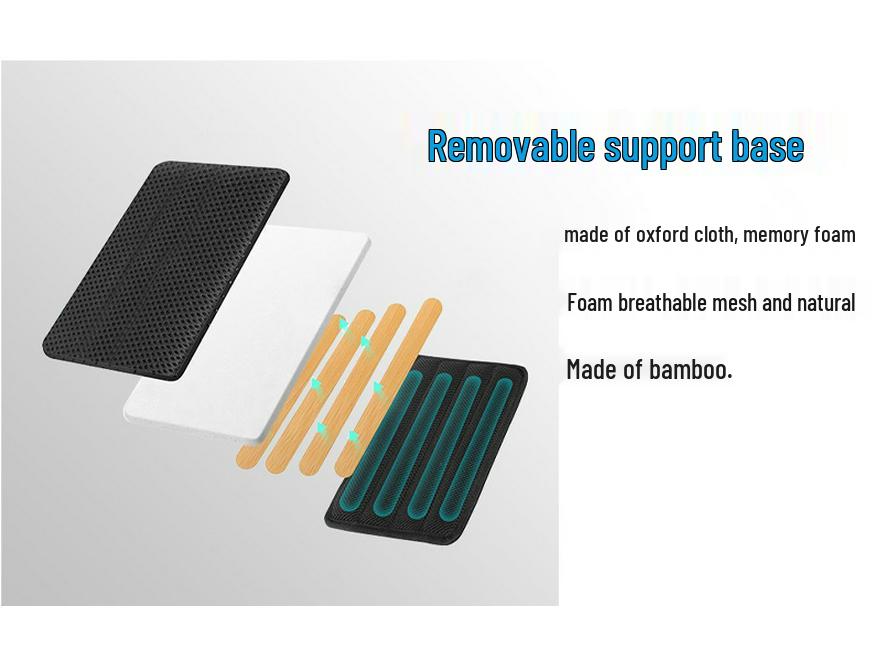 Portable Travel Foot Hammock for Airplane, Office, and High-Speed Rail