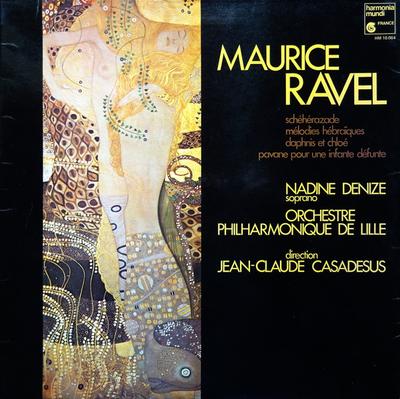 LP Record MAURICE RAVEL - NADINE DENIZE, ORCH - Sch?h?razade / M?lodies H?bra?ques  HM10064 Harmonia Mundi  1980 Europe Classical Used