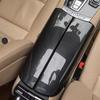 Carbon Fiber Car Center Console Lid Armrest Box Cover Trim Sticker For BMW 7 Series E65 E66 F01 F02 G11 Storage Box Accessories