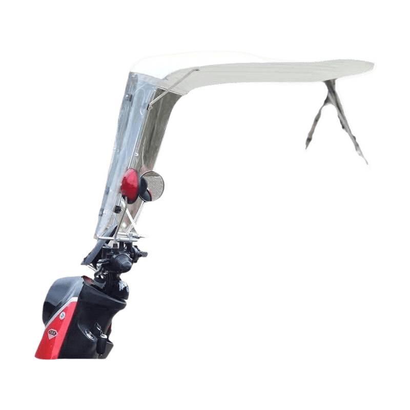 All-Weather Electric Vehicle Canopy: Sunshade, Rainproof, Windproof Motorcycle & Battery Car Shield