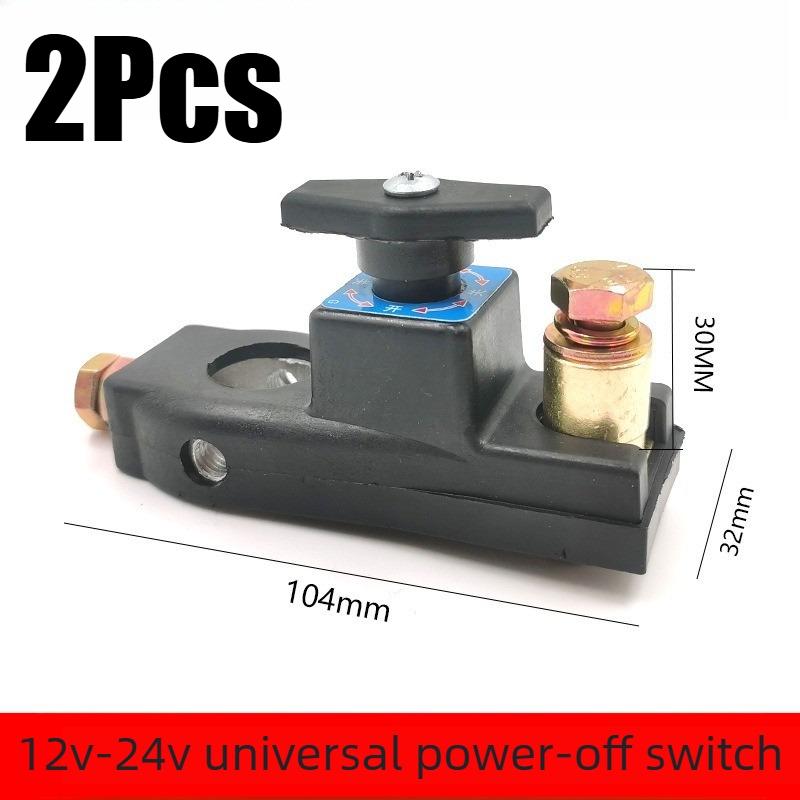 12/24V Smart Car Battery Isolator Master Main Switch Battery Shut Off Switch Battery Disconnect Switch for Car RV and Boat