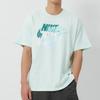 Nike American Vintage Logo Print Knit Short Sleeve Drop Shoulder T-Shirt Men Tops Light-Green FN3697-312