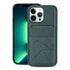 Multifunctional Vertical Flip Card Wallet Holder Vegan Leather Back Phone Case