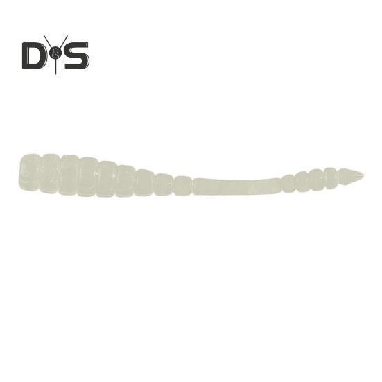 50 pezzi/set 4 cm/0,4 g esca morbida per vermi, esca per vermi a spirale bionica realistica, esca per vermi colorata, accessori per la pesca in acqua dolce e salata