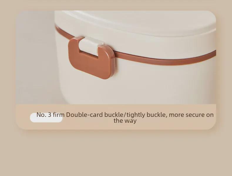 Electric Japanese-Style Portable Lunch Box: Water-Free, High-Value, and Ideal for Office Workers