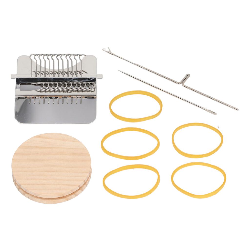 Kleiner Webrahmen Mehrzweck Effizient Tragbar Manueller Stopfwebrahmen Bausatz zum Ausbessern von Hosen Socken