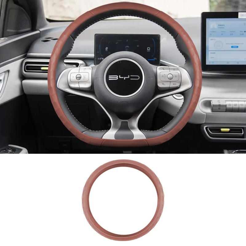 For Byd Dolphin Surf Dolphin Mini Silicone Non Slip Steering Wheel Cover Car Steering Wheel Protective Cover