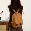 Nylon Lightweight Women's Backpack with Flip-top Lock Simple Small Schoolbag  Commuting and Travel Waterproof Backpack