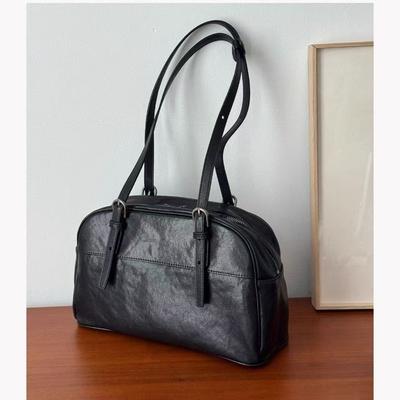 Premium Bowling Bag Women's Autumn and Winter New Retro Large-capacity Commuting Shoulder Portable Armpit Bag