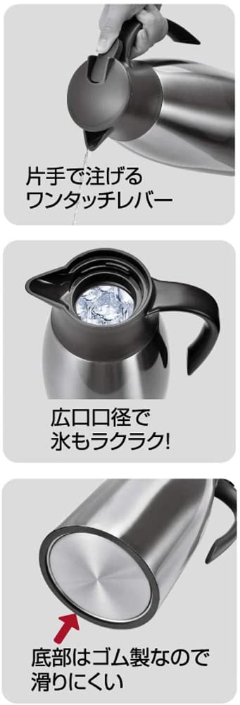 Tafuco Tabletop Pot, 2L, F-4816, Silver