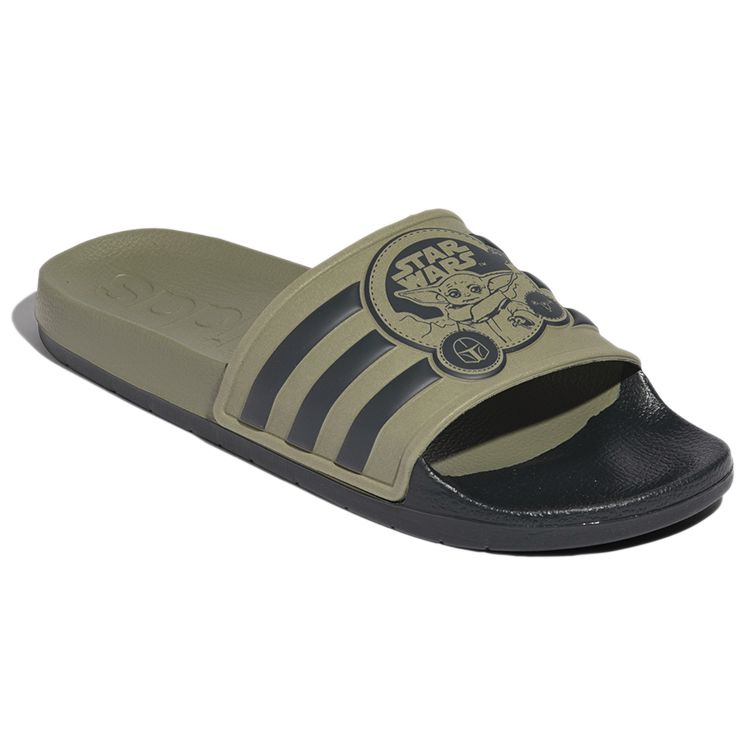 Star Wars x adidas Adilette TND Slide The Mandalorian Unisex Sneakers Green Carbon Orbit-Green GZ0070