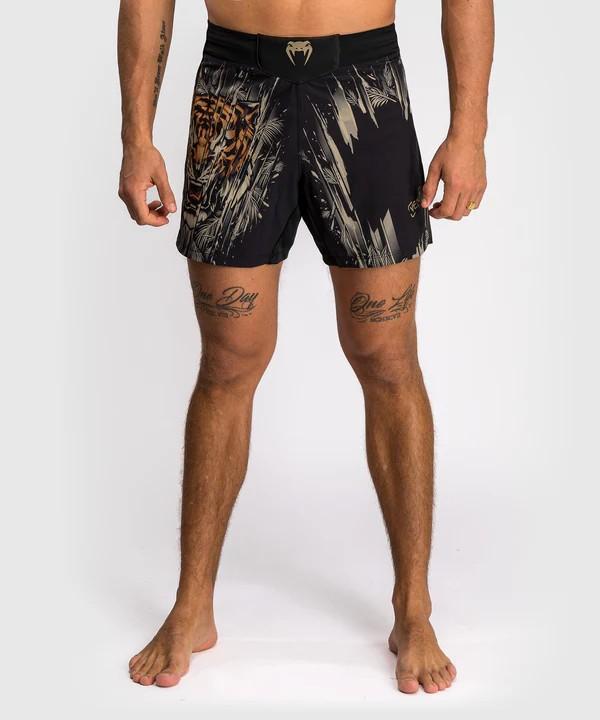 Pantaloncini MMA Venum Tiger Nero/Arancione Neon M