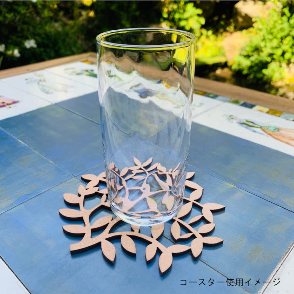 SIKTEN Scandinavian Set of 5 Lithuanian Wooden Coasters Stylish Coasters Perfect for Decorating or As a Base for Each Coaster Measures Approximately