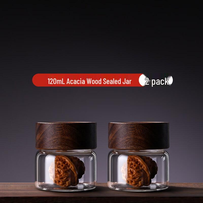

Transparent Glass Sealed Storage Jar
