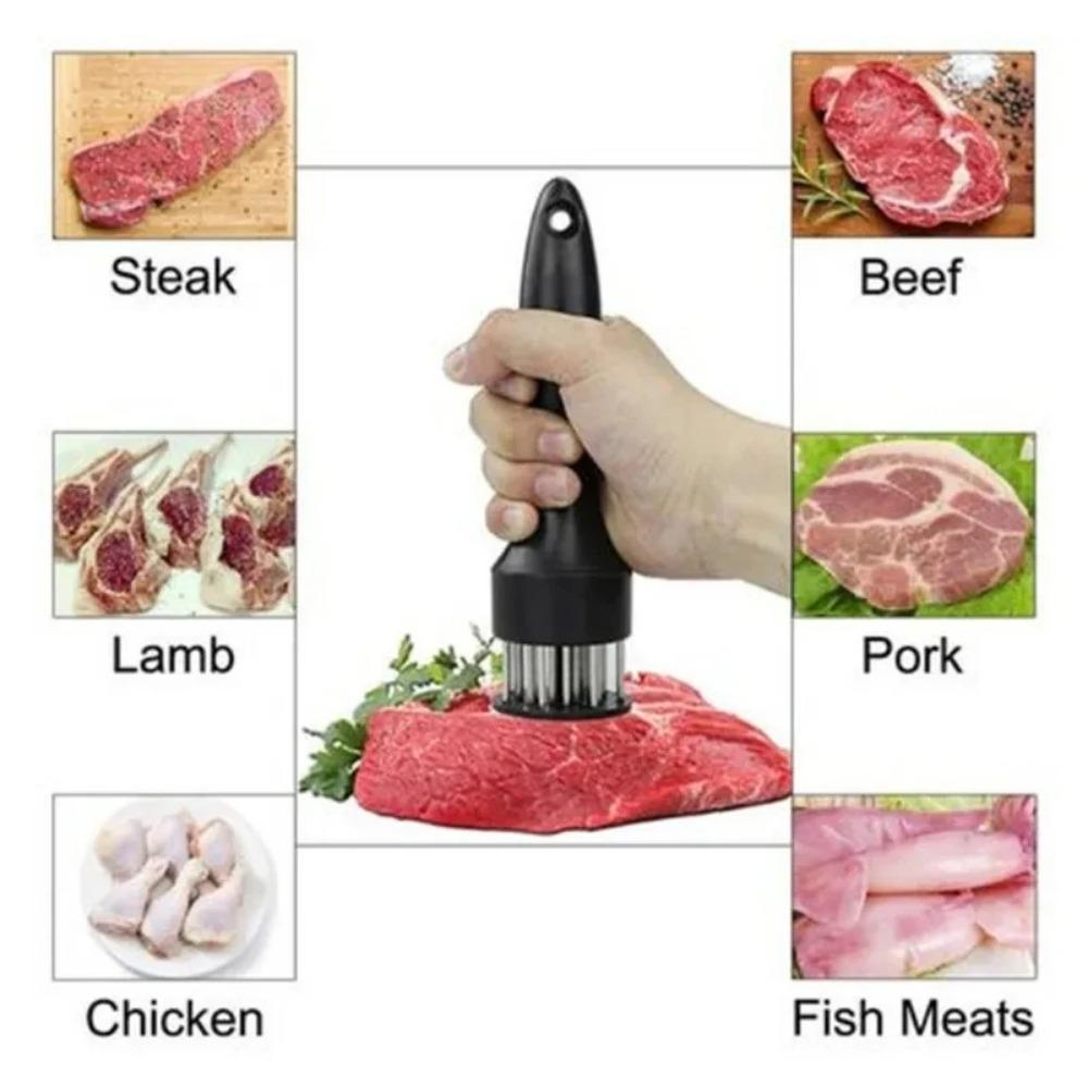 Professional Meat Tenderizer Needle Stainless Steel Kitchen Tools Cooking Accessories Steak Tenderizer Needle Rib Breaker