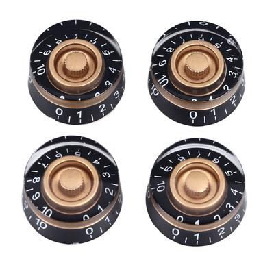 4PCS Electric Guitar Bass Knobs Potentiometer Knob Caps for Volume Tone Control Musical Instrument