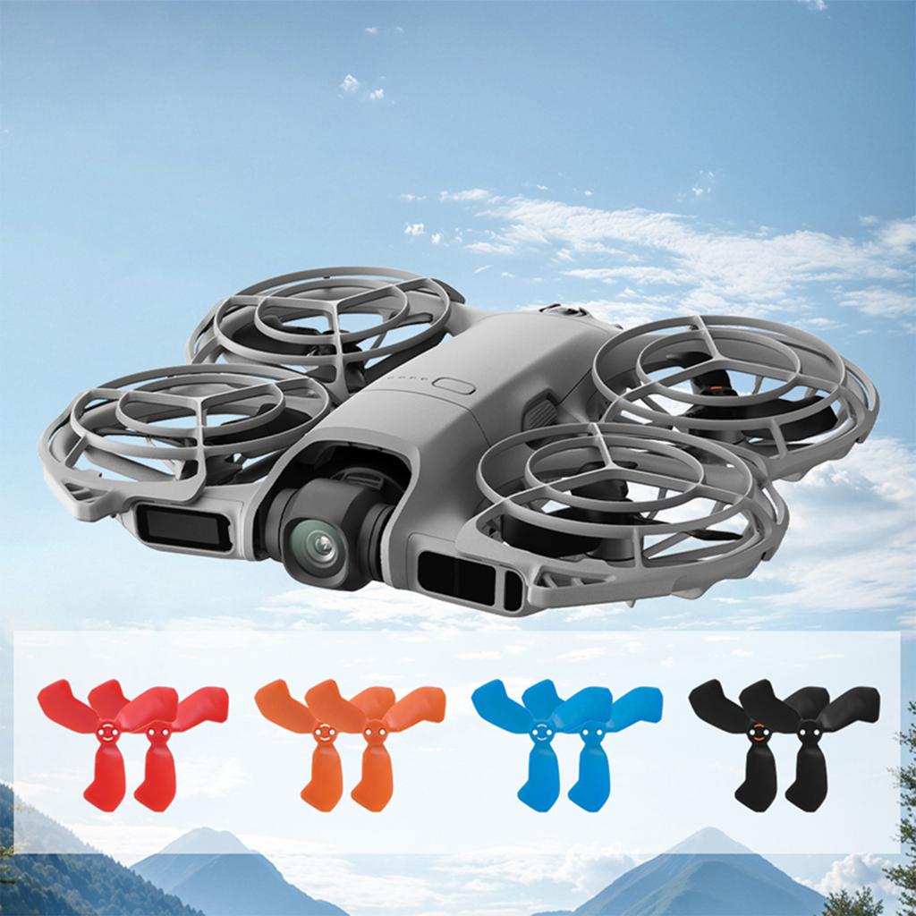 2pairs Propellers for DJI NEO 2 Drone Accessories Low Noise Wings Replacement Propeller Blades with Screws and Screwdriver Blade