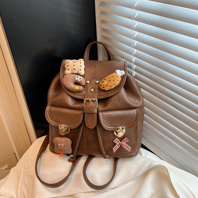 Versatile Foreign Style Fashion Girl Feeling Cute Simple Leisure Student Class 2025 Autumn and Winter Women's Shoulder Bag