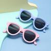Stylish Vintage Retro Children Sunglasses UV Protection Soft Silicone Frame Shades Candy Color Children's Sun Eyeglasses for Boys  Girls