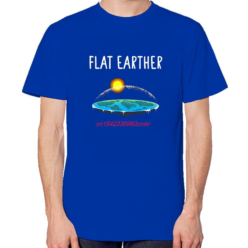 Flat Earther Shirts Graphic Tee Summer Tops Tshirt New Arrival Goods High Quality Short Sleeve Tee Fashion Unisexs Cotton Tshirt