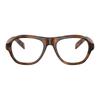 Prada optical glasses High nose bridge design, acetate, pilot style, glasses Tortoiseshell color 54mm basic packaging-glasses case + packaging box