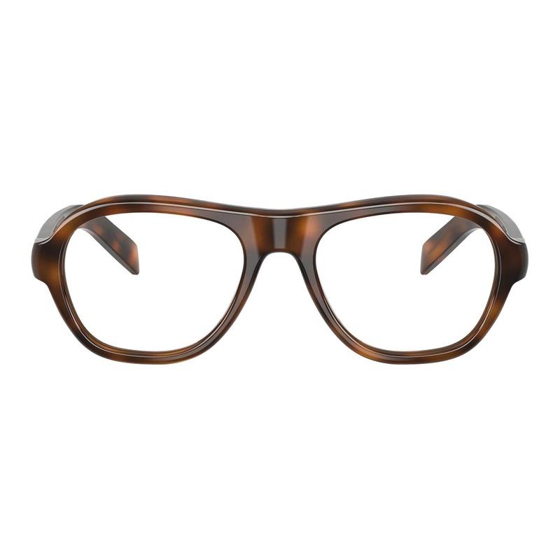 Prada optical glasses High nose bridge design, acetate, pilot style, glasses Tortoiseshell color 54mm basic packaging-glasses case + packaging box