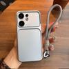 Luxury Big Window Phone Case with Lanyard for OPPO Reno13 F 4G/5G Premium Textured Casing