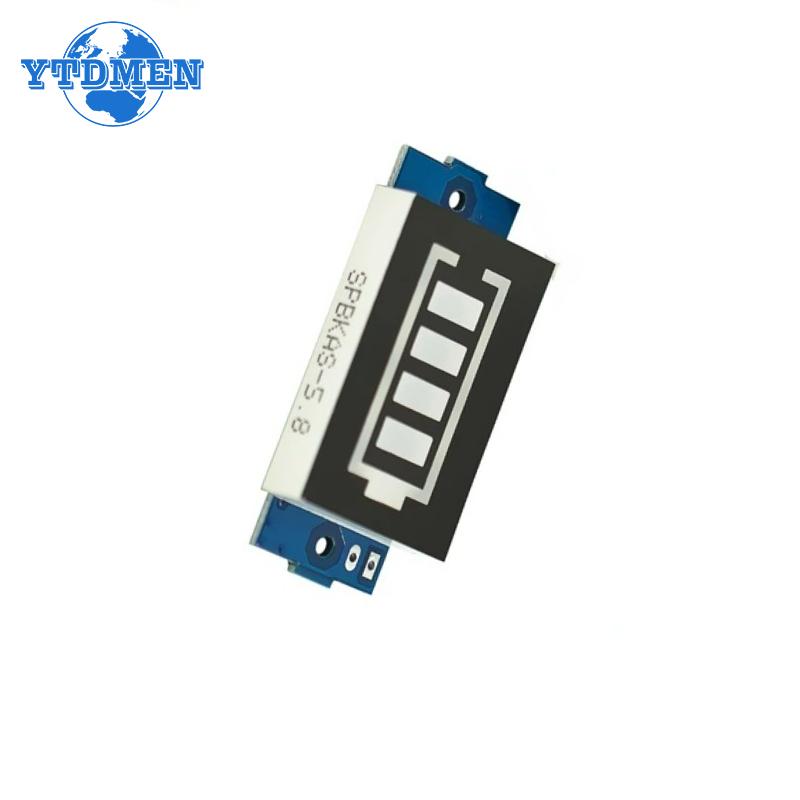 

Модуль индикатора емкости 3S для одной литиевой батареи 12,6 В, синий дисплей, тестер мощности батареи электромобиля оранжевый
