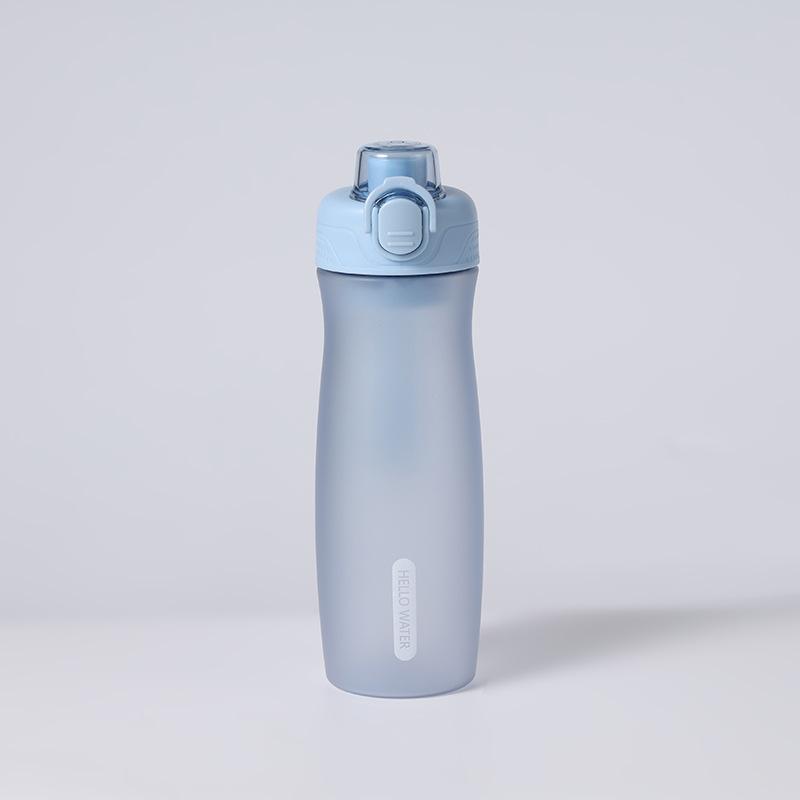 Water bottle new summer PC transparent kettle simple outdoor sports portable single hand open large capacity sealed leak-proof water cup