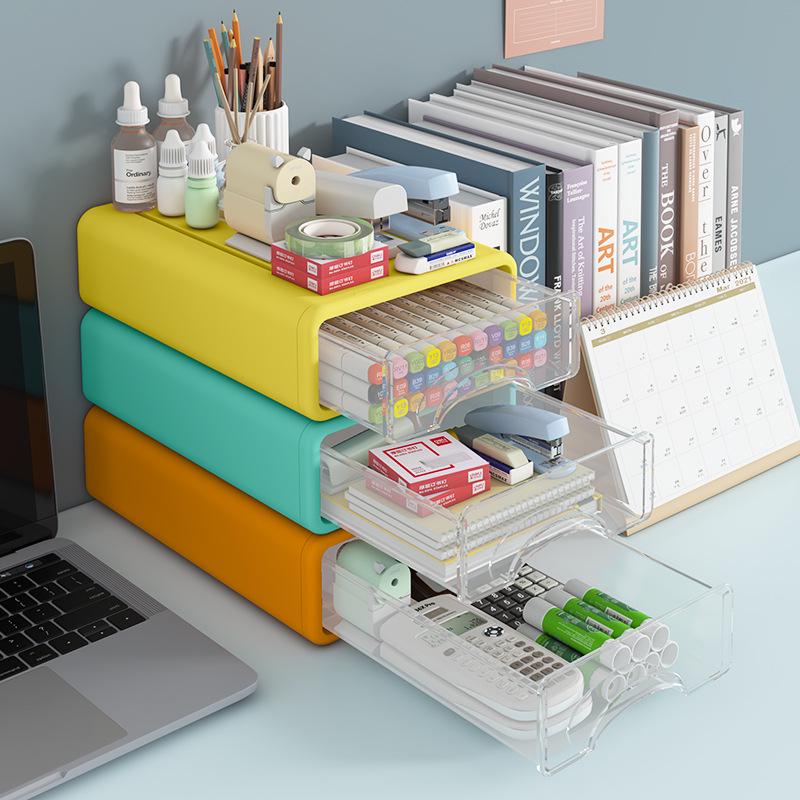Desktop Drawer Organizer for Cosmetics and Stationery