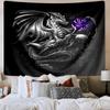 Mythical Dragon Flight Tapestry Room Decoration Wall Hanging for Living Room Bedroom, dormitory, Birthday and Christmas gifts