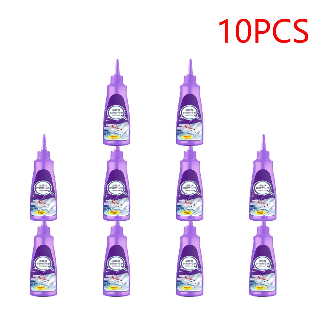 10 ШТ 120 МЛ Жидкий Стиральный Порошок Blossom Активный Ферментный Стиральный Порошок Футболка Нижнее Белье Стиральный Обезжириватель Защитник Рубашек 10PCS