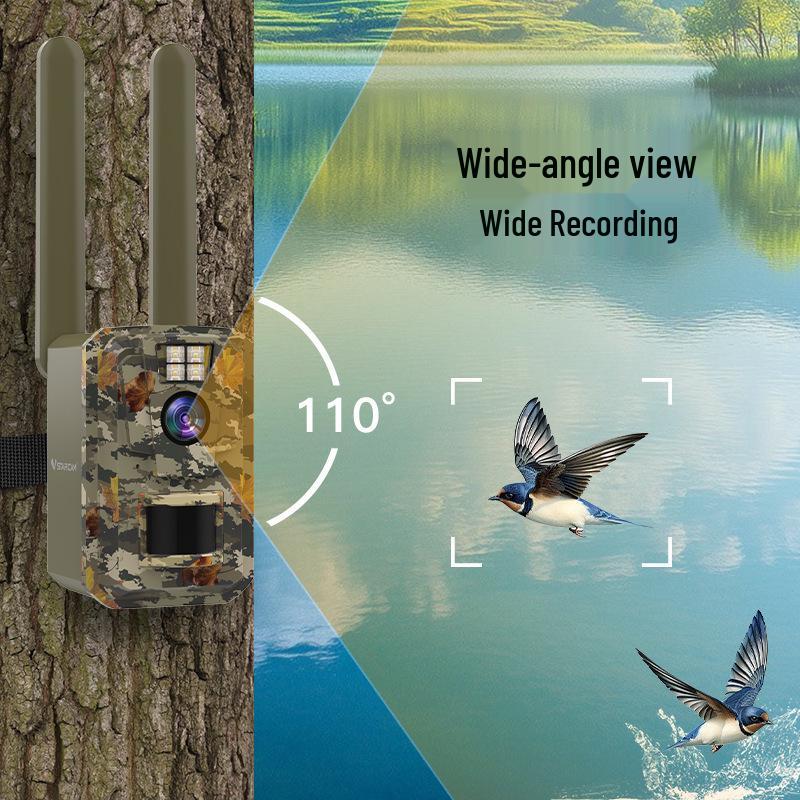4G Solar-Powered Hunting Camera with HD Infrared Night Vision