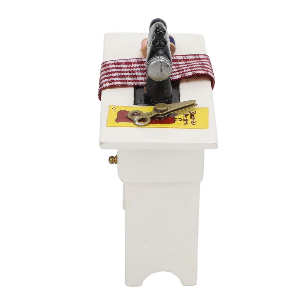 1:12 Dollhouse Miniature Sewing Machine Vintage Dollhouse Furniture Accessory Simulation Sewing Mach