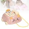 Baby Phone Toddlers Musical Toy Pretend Phone Call Toy Car Bilingual Story NaMachine Kitty Shape for Enlightment