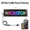 DIY Auto DIY Light Bar RGB LED Scrolling Advertising Light Flexible Pixel Screen  Truck Eye Sign
