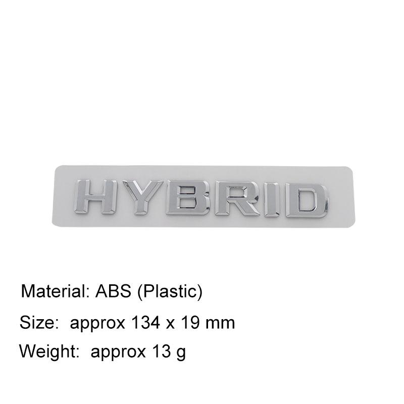 

3D ABS Гибридные Буквы Логотип Наклейка с Буквами для Авто Эмблема на Задний Бампер Багажника Аксессуары ping-chrome