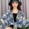 Luxury Jacquard Chiffon Shawl Leisure Half Sleeve Loose Top Trend Poncho Capes
