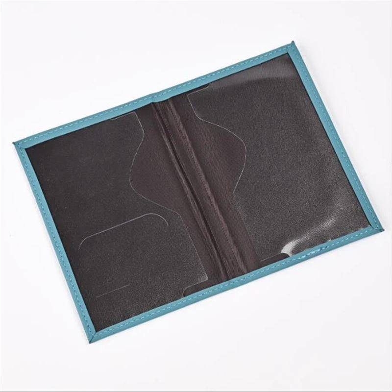 Leather Passport Holder For Men Business Travel Document Bag Passport Cover Passport Women Portable Bag PU Business Card Holder