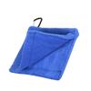 Golf Club Cleaning Towel Fine Fiber Waist Hanging Golf Ball Wipe Cloth for Golf Course Outdoor Sports Equipment Blue