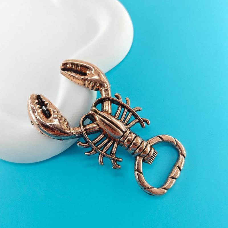 Heavy Duty Multifunctional Metal Lobster Corkscrew Bottle Opener Creative Jar Opener for Home Bar Commercial Occasions
