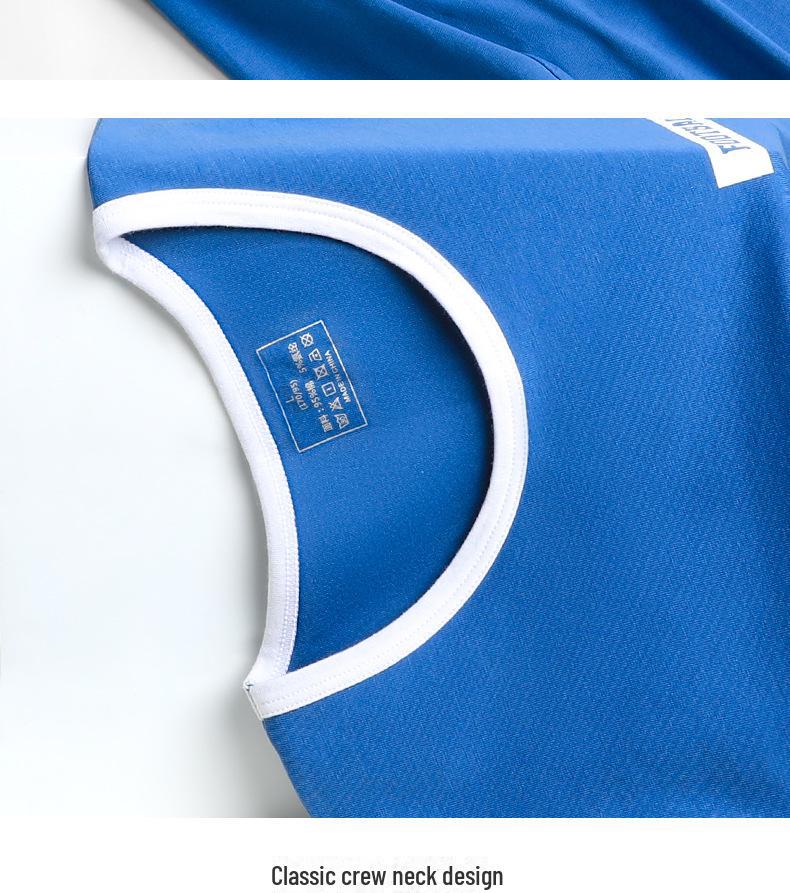 Men's Cotton Autumn Top - Comfortable, Breathable, Close-Fitting, Large Round Neck