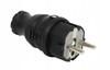 Viplast Black Ip44 Rubber Plug