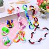 1/3/5 Peças Tangle Fidget Toy Brinquedo Sensorial de Torcer Coordenação Olho-Mão Alívio da Ansiedade Brinquedo de Dedo para Criança Adulto Habilidades Motoras Finas