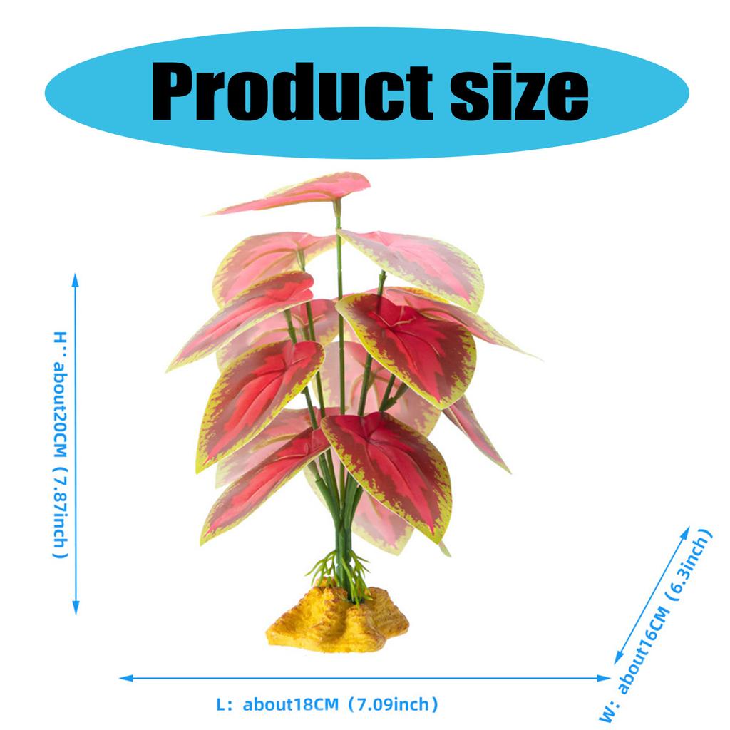 Aquariums Reptiles Climbing Grass Terrarium Plant Fish Tanks Decoration Terrarium for Amphibian Lizards Snake