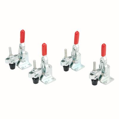 4Pcs GH-101A Anti-slip Vertical Toggle Clamps Hand Tool Holding Capacity 110 Lbs