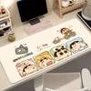 Anime Cartoon Mouse Pad C-Crayon Shin-chans Mouse Pad Peripherals Computer HD Gamers Locking Edge Non-slip Keyboard PC Desk Mat